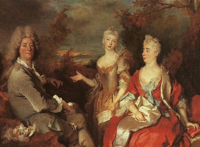 Nicolas de Largilliere Family Portrait oil painting picture